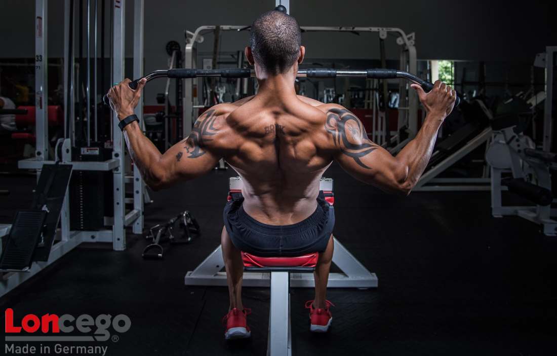 workout bodybuilding back man